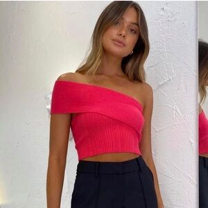 Anna Quan Clare One-Shoulder Top